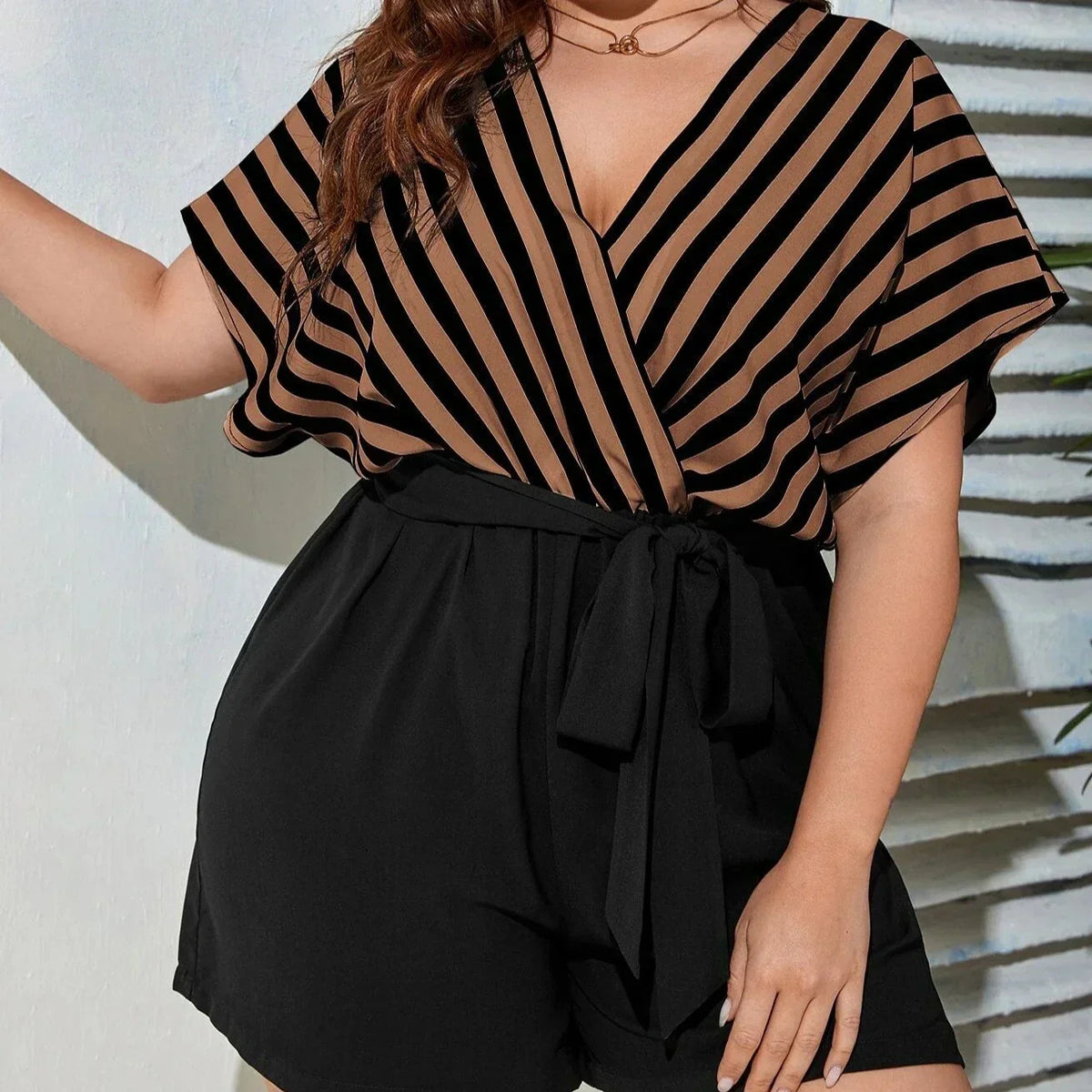 Macacão Plus Size Casual Laura