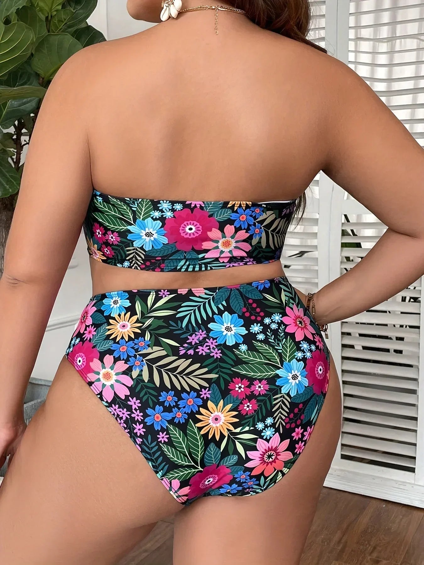 Biquíni Floral Tailan - Plus size